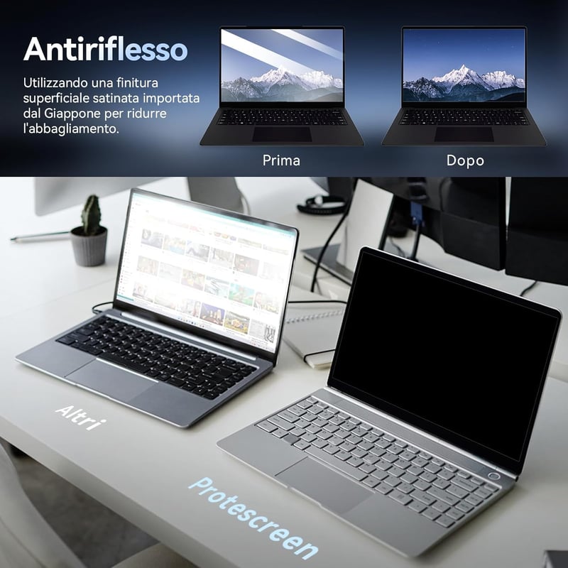 Protescreen 13.3" Laptop Monitorszűrő Privát Képernyővédelem Anti-Kék Fény
