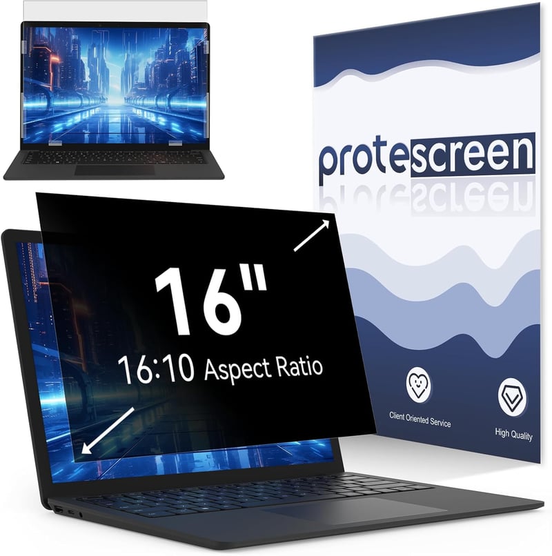Protescreen 16 Hüvelykes Laptop Monitorszűrő 16:10 Kékfény Szűrő Antireflex Képernyővédő