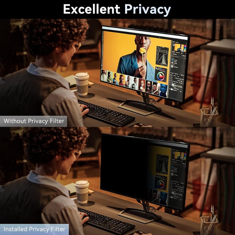 Protescreen 22 hüvelykes monitor képernyővédő fólia számítógép kijelző védelem anti-glare bevonattal