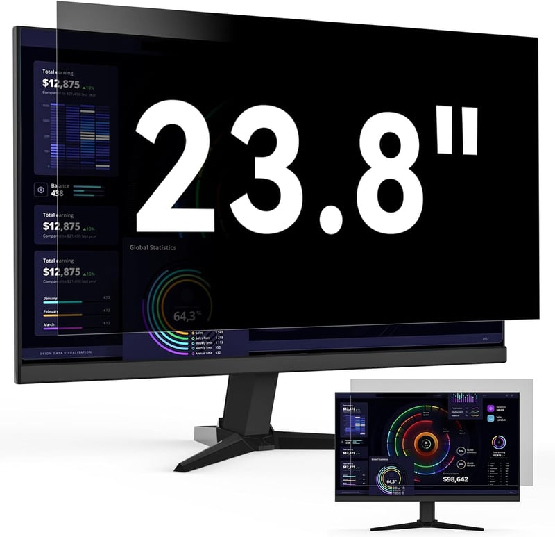 Protescreen 23.8" Monitor Adatvédelmi Szűrő 16:9 Kékfény Szűrő
