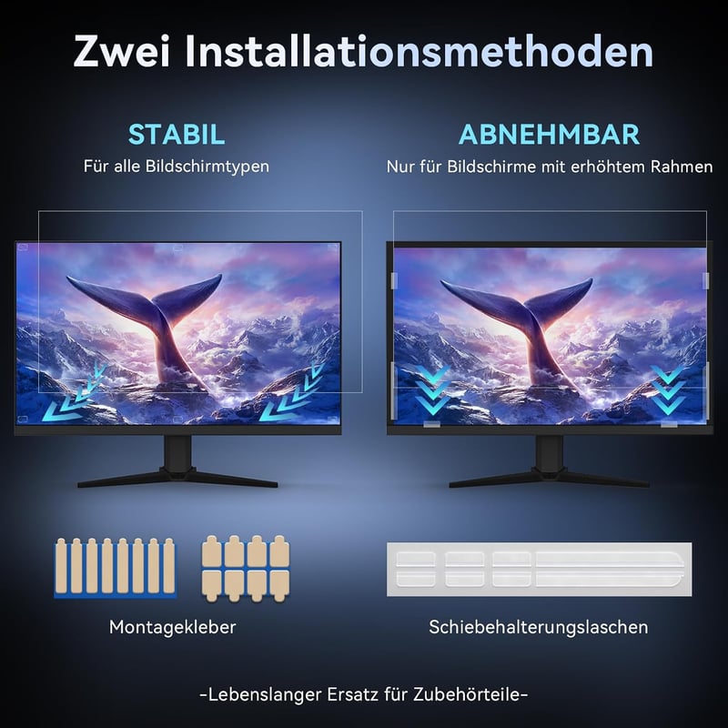 Protescreen 23.8" Monitor Adatvédelmi Szűrő 16:9 Kékfény Szűrő