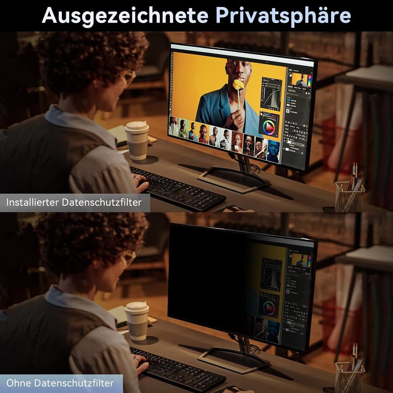 Protescreen 23.8" Monitor Adatvédelmi Szűrő 16:9 Kékfény Szűrő