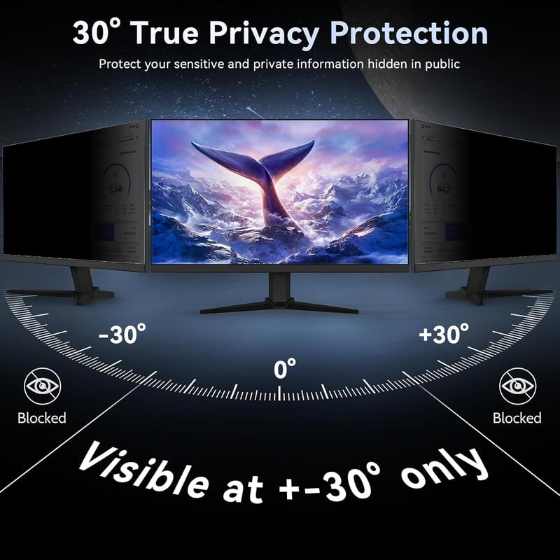 Protescreen 24" Monitor Adatvédelmi Szűrő 16:9 Kék Fény Szűrés