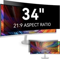 Protescreen 34" 21:9 monitorvédő fólia, kékfény szűrő, privacyfilter 1
