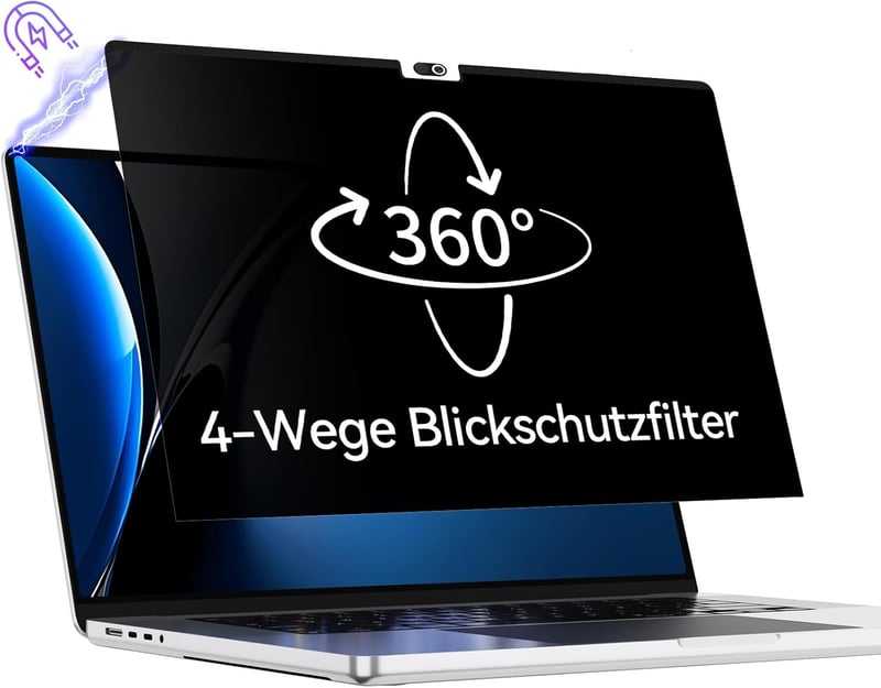 Protescreen 360° mágneses adatvédelmi szűrő MacBook Pro 16" 2021-2026 M1-M5