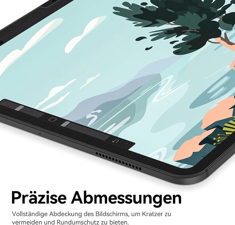 Protescreen 3db Matte Papír Képernyővédő iPad 11 10.9" A16 2025 10. Gen Rajzoláshoz - iPad 11. Gen(A16)2025/ 10. Gen 2022