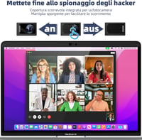 Protescreen MacBook Air/Pro 13" mágneses adatvédelmi képernyővédő kék fény szűrővel 4