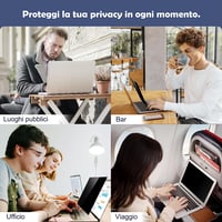 Protescreen MacBook Air/Pro 13" mágneses adatvédelmi képernyővédő kék fény szűrővel 7
