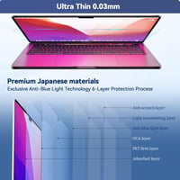 Protescreen MacBook Pro 14" kékfény szűrő képernyővédő 2db M1-M4 - MacBook Pro 14 (2021-2024) 6