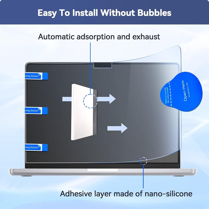 Protescreen MacBook Pro 14" kékfény szűrő képernyővédő 2db M1-M4 - MacBook Pro 14 (2021-2024)