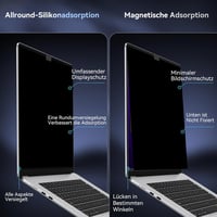 Protescreen MagicSuction MacBook Air 13 & Pro 13 Adatvédelmi Képernyővédő 6