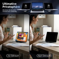 Protescreen MagicSuction MacBook Air 13 & Pro 13 Adatvédelmi Képernyővédő 2