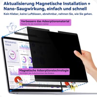 Protescreen Mágneses Adatvédelmi Szűrő Microsoft Surface Laptop Studio 14.4" - Kék Fény Szűrő 2