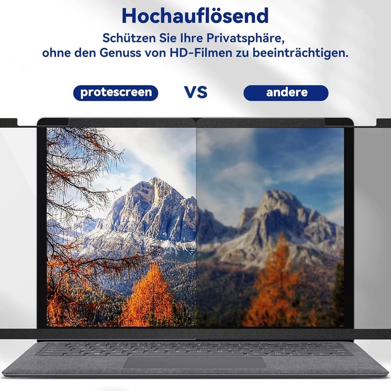 Protescreen Mágneses Adatvédelmi Szűrő Microsoft Surface Laptop Studio 14.4" - Kék Fény Szűrő