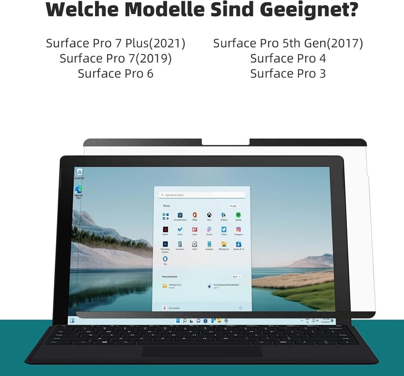 Protescreen mágneses adatvédelmi szűrő Microsoft Surface Pro 7/6/5/4/3 12,3" képernyővédő