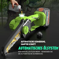 PROTMEX 2-in-1 Akkumulátoros Teleszkópos Metszőolló 8 Colos, Zöld, 900W, Kerti Ágvágó Szett 2 db 4000 mAh Akkuval 7