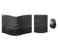 ProtoArc EKM04 ergonomikus billentyűzet-egér szett, 2,4 GHz, osztott kialakítás, külön numerikus blokk 1