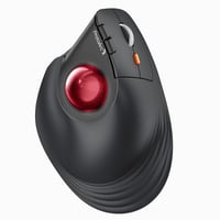 ProtoArc EM05 NL Ergonomikus Trackball Egér Bluetooth Vezeték Nélküli Piros - red 1