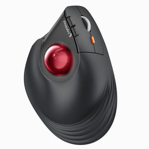 ProtoArc EM05 NL Ergonomska Trackball Bluetooth Bežični Miš Crveni