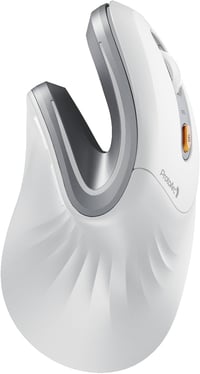 ProtoArc EM11 NL Ergonomikus Vertikális Egér, Vezeték Nélküli Tölthető, 3 Eszközös Csatlakozás, Bluetooth + USB, Csendes Kattintás, Kis-Köze 1