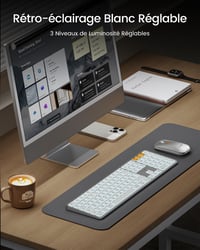 ProtoArc KM100-A Wireless Mac Billentyűzet Retro Megvilágított 3
