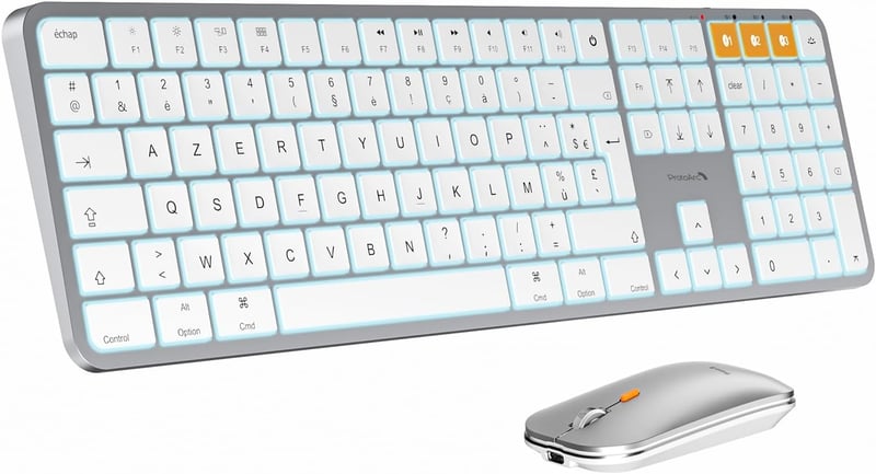ProtoArc KM100-A Wireless Mac Billentyűzet Retro Megvilágított