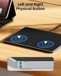 ProtoArc T1-A Trackpad Mac-hez, USB Vékony Külső Érintőpad, Nagy Pontosságú Hordozható Multi-Touch Navigáció MacBook Air Pro/iPad/iMac/Mac M 3
