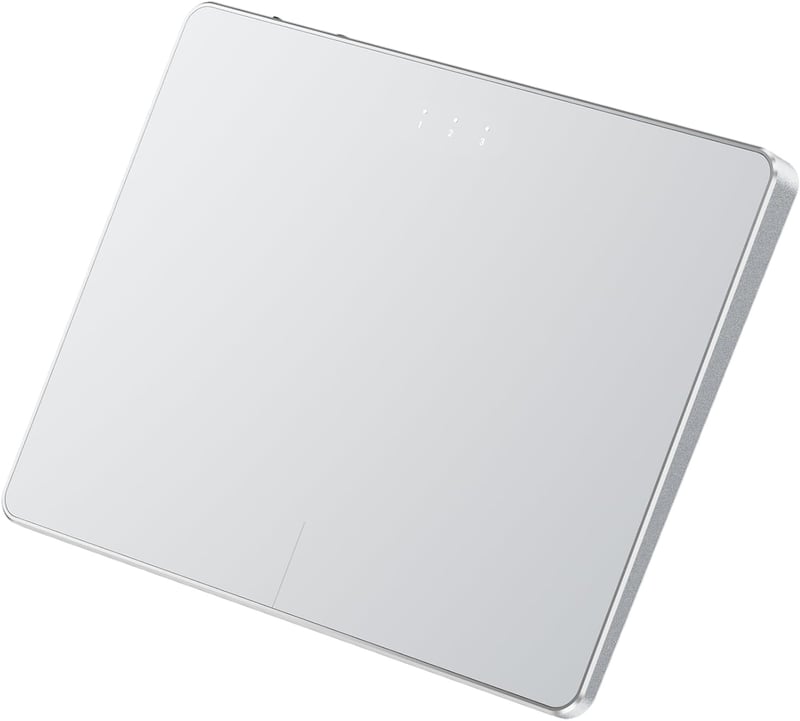 ProtoArc T1 Plus Bluetooth érintőpad Windows 11/10 laptophoz, asztali géphez - ezüst