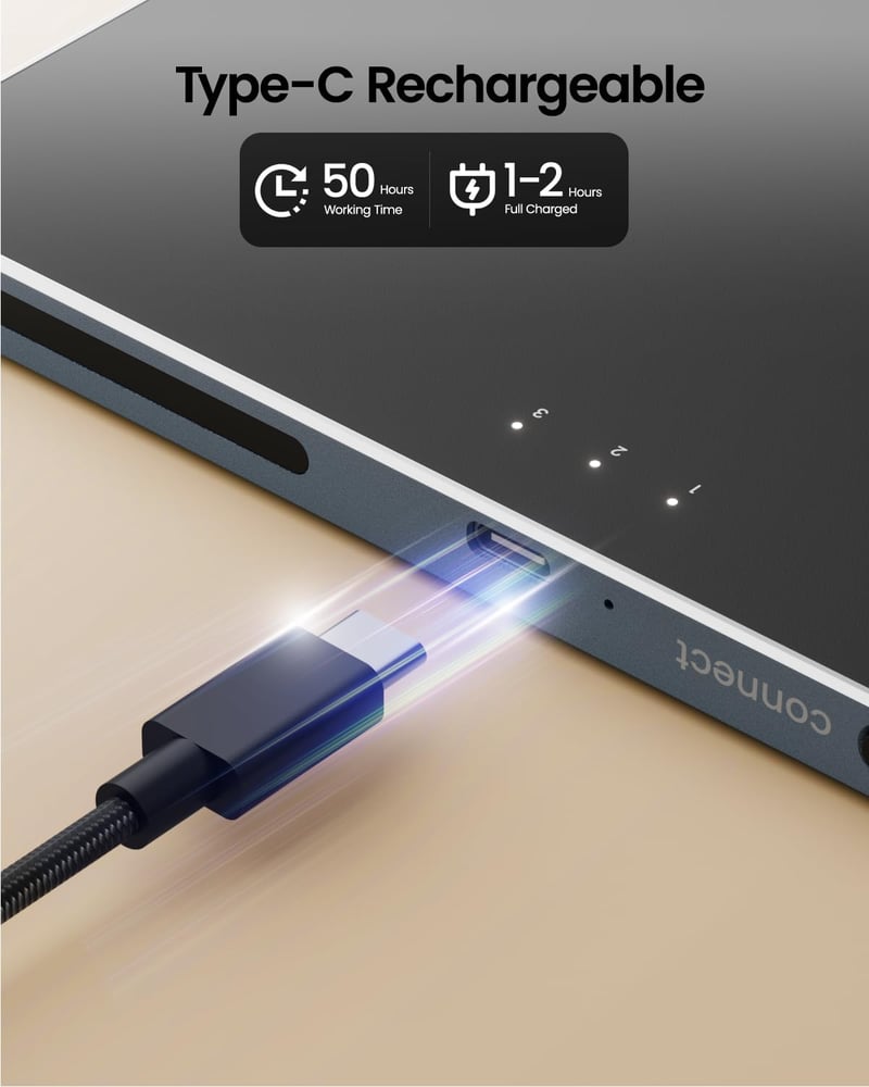 ProtoArc T1 Plus Bluetooth Touchpad - Hordozható Trackpad Windows PC-hez