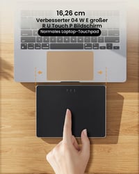 Bezdrôtový Bluetooth trackpad ProtoArc T1 Plus pre Windows 10/11 – čierny 7