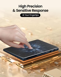 ProtoArc T1 Plus Vezeték Nélküli Bluetooth Trackpad Windows 10/11 Rendszerhez - Nagy Pontosságú Érintőpad Többujjas Gesztustámogatással, 3 E 6