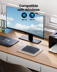 ProtoArc T1 Plus Vezeték Nélküli Bluetooth Trackpad Windows 10/11 Rendszerhez - Nagy Pontosságú Érintőpad Többujjas Gesztustámogatással, 3 E 8