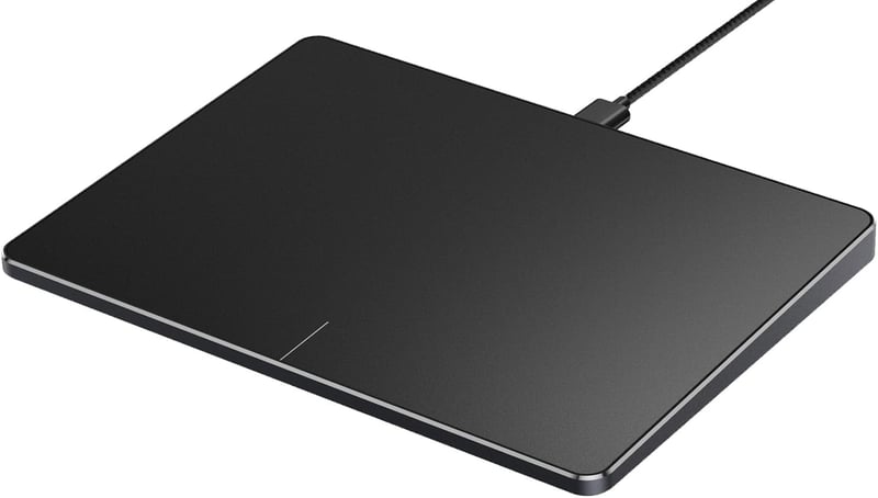 ProtoArc T1 Touchpad USB Külső Érintőpad Windows 11/10/7 Laptop Asztali Számítógép Multi-Touch Navigáció Fekete Hordozható Egér