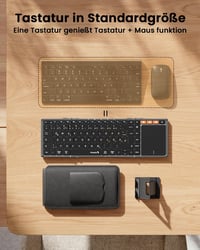 ProtoArc XK01 TP összecsukható Bluetooth billentyűzet touchpaddal QWERTZ 6