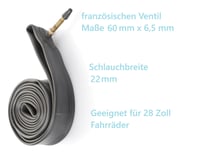 Duše na bicykel Provance 2 ks 28 palcov 700x19C 20C 21C 22C 23C galuskový ventil ETRTO 19-622 23-622 pre elektrobicykle, cestné a trekingové bicykle 3