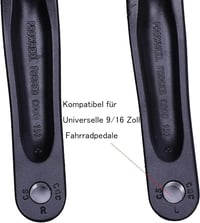 Brațe pedalier Prowheel pentru bicicletă electrică ISIS 127 140 152 160 165 170 175 mm pentru motor central Bosch GEN4, PW X3, PW X2, Bafang M620, Brose GX0 4