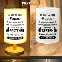 PRSTENLY Apa Asztali Lámpa - Ajándék Apának Születésnapra, Karácsonyra, Apák Napjára 6