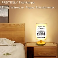 PRSTENLY Apa Asztali Lámpa - Ajándék Apának Születésnapra, Karácsonyra, Apák Napjára 3