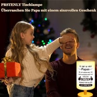 PRSTENLY Apa Asztali Lámpa - Ajándék Apának Születésnapra, Karácsonyra, Apák Napjára 7