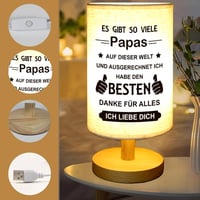 PRSTENLY Apa Asztali Lámpa - Ajándék Apának Születésnapra, Karácsonyra, Apák Napjára 4