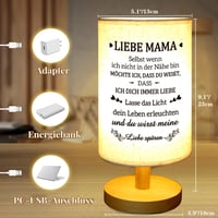 PRSTENLY Asztali Lámpa Anyukának - Születésnapi és Anyák Napja Ajándék 6