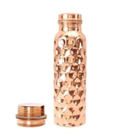 PRURA ayurvedska bakrena boca za vodu, nepropusna, Dizajn 5 - 900 ml 2