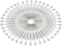 Prym 028601 Pribadače s bisernom glavicom 0,58 x 40 mm, srebrne, igle za ručni rad 2