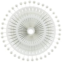 Prym 028601 Pribadače s bisernom glavicom 0,58 x 40 mm, srebrne, igle za ručni rad 1