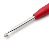 Set croșete Prym 195970 Soft Touch | 8 croșete din aluminiu cu mâner colorat (2-6 mm) | Mâner ergonomic | Cod de dimensiune | Multicolor 3