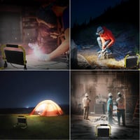 Psatfito G 200W LED stavebný reflektor 21600 lm, super jasné pracovné svetlo, 6000 K studená biela, IP66 vodotesný, s 3,5 m káblom a vypínačom, do dielne 9
