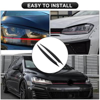 PSLER Obočie svetlometov VW Golf 7 GTI MK7 Kryt očných viečok svetlometov Tuningový doplnok 6