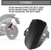 PSLER hátsó sárvédő abroncsvédő sárfogó fekete X-ADV 750 Forza 750 NC 750 2
