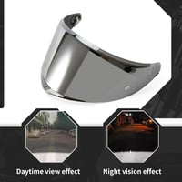 PSLER K6/K6s sisak plexi ezüst tükör motoros sisak kiegészítő 4