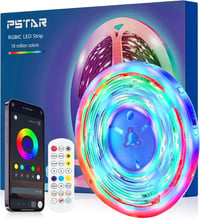 PSTAR LED szalag 4m RGBIC távirányítóval 50-70 colos TV-hez és PC-hez 1